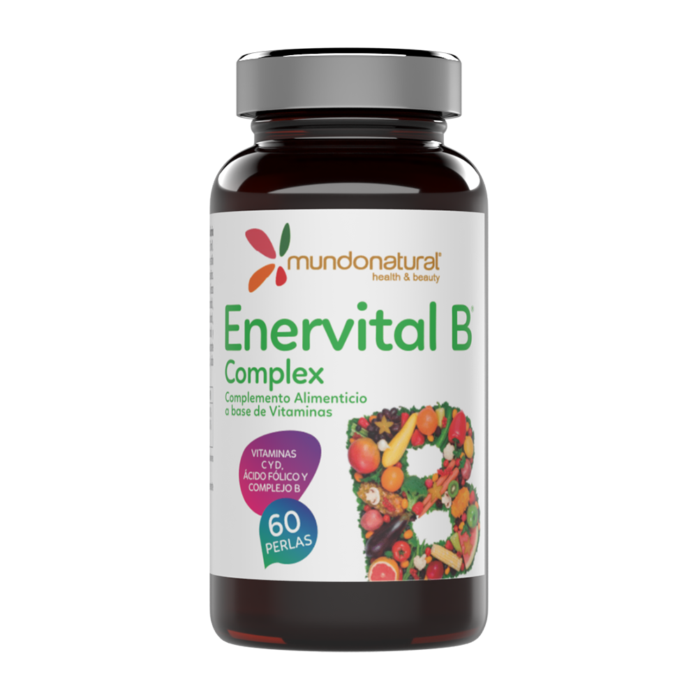 Enervital B complex 60 perlas. mundonatural - mundonatural Laboratorio. Sitio OFICIAL