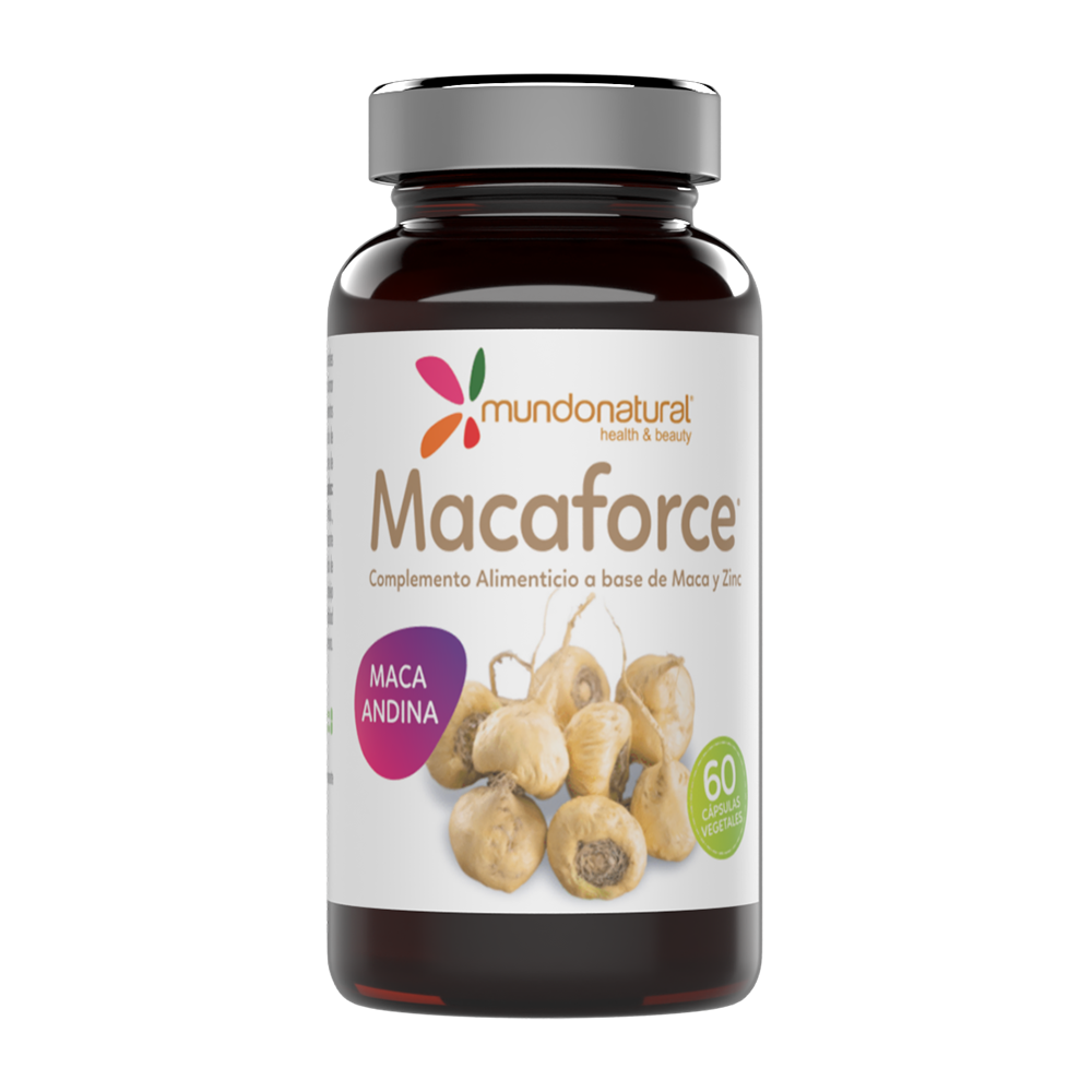 Complemento a base de Maca andina y Zinc. El Zinc contribuye a la fertilidad y la reproducción normal. Vigorizante, energético y estimulante natural.