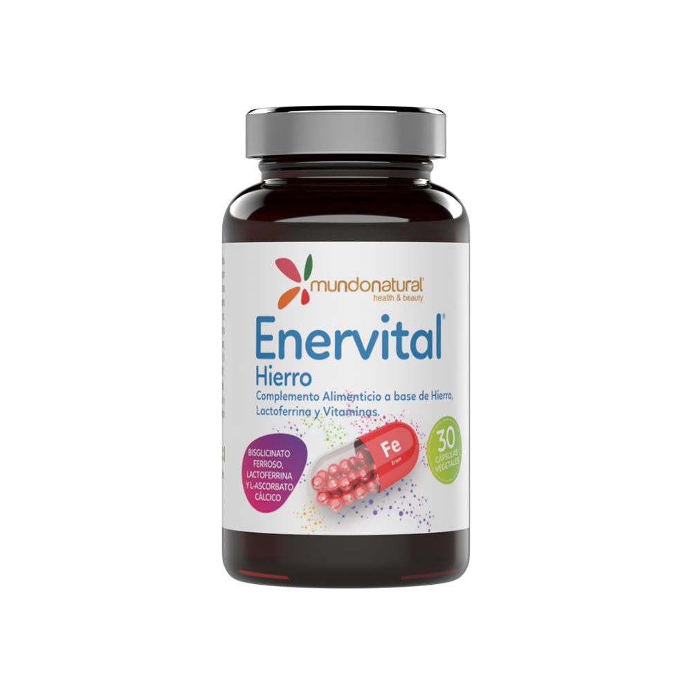 Enervital hierro 30 cápsulas. mundonatural - mundonatural Laboratorio. Sitio OFICIAL